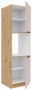 SOLEA k | vysoká skříňka 60 DP-210 2F | 60 cm | UNI dvířka | artisan/kašmír | VÝBĚR ÚCHYTŮ