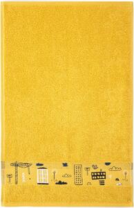 Bavlněný ručník Jeřáb - žlutá Rozměr: ručníček 30x50