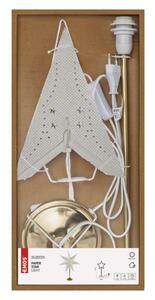 EMOS Vánoční hvězda papírová se zlatým stojánkem, 45 cm, vnitřní DCAZ15