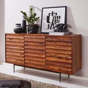 Příborník WL5.635 Sheesham Masivní dřevo 150x81x41 cm Venkovský dům