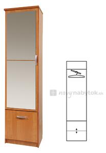 Šatní skříň Balintore 50/B (se zrcadlem)
