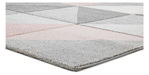Růžovo-šedý koberec Universal Retudo Naia, 80 x 150 cm
