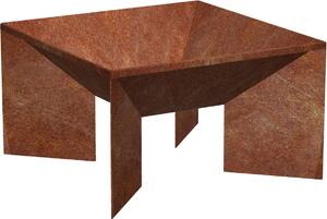 CORGARDEN Fokus Zahradní ohniště 50 x 50 x 30 cm, corten CORGARDEN 1016