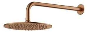 Hlavová sprcha SAT Aurum včetně sprchového ramena broušený rose gold SATBSHSBRGSET
