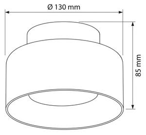 Brilagi - LED Bodové svítidlo AURA LUX 1xGX53/30W/230V pr. 13 cm zlatá