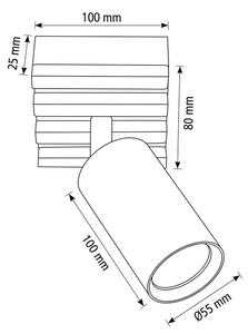 Brilagi - Bodové svítidlo SELE WOOD 1xGU10/30W/230V černá/dřevo
