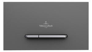 Villeroy & Boch 922169D8 - Splachovací tlačítko VICONNECT antracit/matný chrom