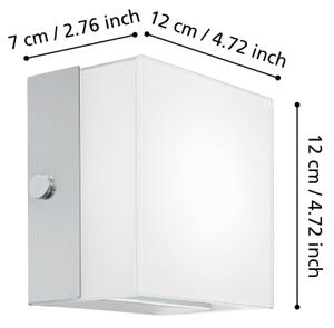 Eglo 95747 - LED nástěnné svítidlo ALEA 2 LED/3,7W/230V