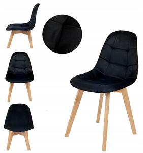 Ekspand | Židle WF1012 - Černá - Moderní design - Útulná a ergonomická - Skandinávský styl
