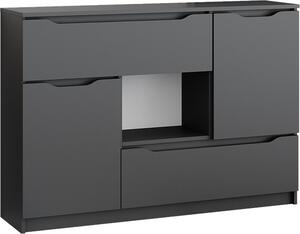Kredenc Vicco Ruben Antracit 120 x 84 cm, Model 40105
