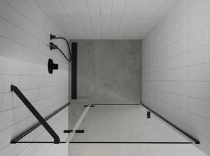 Sprchové dveře MEXEN ROMA black 120 cm