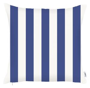 Modrý povlak na polštář Mike & Co. NEW YORK Sail Stripes, 43 x 43 cm