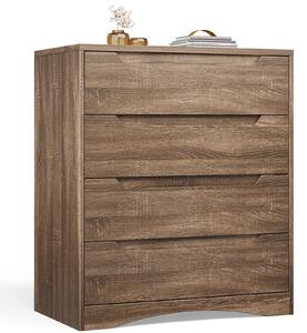Bealife AP22 Komoda se 4 zásuvkami - 70x40x80 cm, do ložnice a obývacího pokoje, moderní úložná komoda