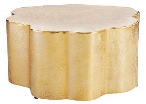 Zlatý konferenční stolek Organic Orient 70 cm