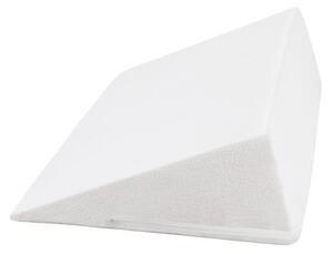 BELLATEX Klínový podhlavník Froté, bílá 80x50x20 cm