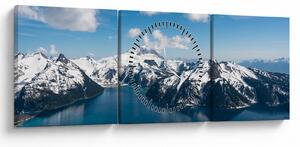 Obraz - Garibaldi Park (s hodinami) (90x30 cm)
