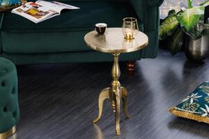 Odkládací stolek JARDIN ROUND 55 CM zlatý Nábytek | Doplňkový nábytek | Odkládací stolky