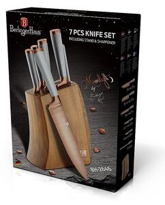 BERLINGERHAUS Sada nožů v dřevěném bloku 7 ks Moonlight Edition BH-2646