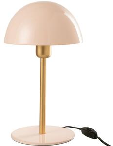 Růžová kovová stolní lampa J-Line Nontle