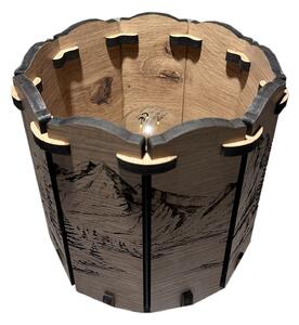 Stínidlo "Horymír" 20x18 cm provedení povrchu: dub B