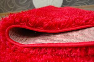 Dywany Lusczow Kusový koberec SHAGGY NARIN červený