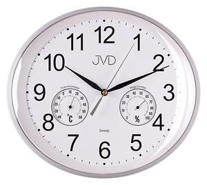 Nástěnné hodiny JVD HTP64.1 s vlhkoměrem a teploměrem
