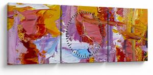 Obraz - Olejomalba (s hodinami) (90x30 cm)