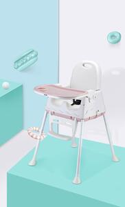 PUPYhou - Dětská jídelní židlička 3v1 Barva: Hnědá