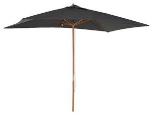 Outsunny Velký Obdélníkový Přímý Zahradní Parasol 3L x 2W x 2.5H metrů Tmavě Šedý | Aosom
