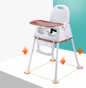 PUPYhou - Dětská jídelní židlička 3v1 Barva: Růžová