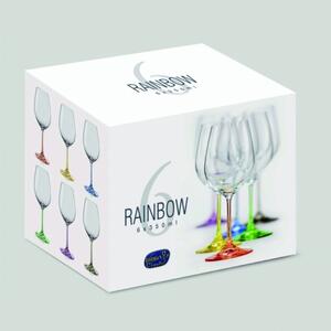 Crystalex Sklenice na víno Viola Rainbow 350 ml 6 ks