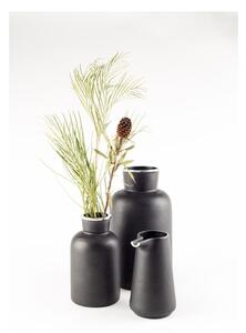 Černá hliníková váza zuiver Farma, výška 29 cm