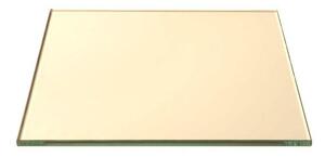 Žáruvzdorné sklo do krbu a trouby 280x260 mm | Sklo do krbové vložky, tloušťka 4 mm, odolné do 800 °C | 28x26 cm