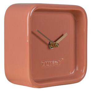 Růžové stolní hodiny Zuiver Cute