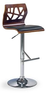Barová židle Haydee (ořech + černá). 769599
