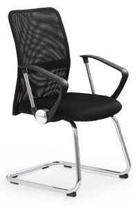 Konferenční židle Vicky skid (černá). 769786