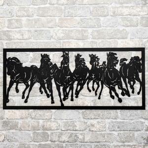 DUBLEZ | Dřevěný obraz na zeď - Cválající koně
