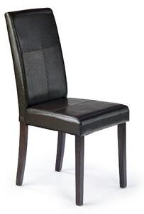 Jídelní židle Rauta (wenge + tmavě hnědá). 770109