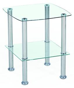 Konferenční stolek Carling (průsvitné sklo) (transparentní). 770175