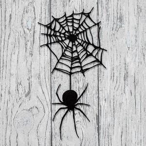 DUBLEZ | Dřevěná dekorace na Halloween - Pavouk