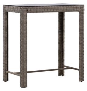 Barový stůl Alo, šedý, 100x60x110