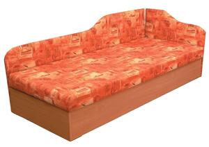 Jednolůžková postel (válenda) 80 cm Eda 4/2 (s molitanovou matrací) (P). 774114