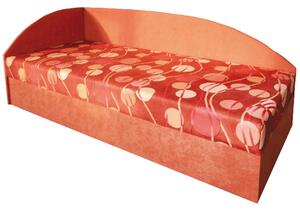 Jednolůžková postel (válenda) 80 cm Mamie (s pružinovou matrací) (L). 774118