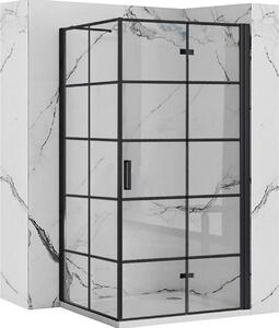 Sprchový Kout REA MOLIER BLACK 90X90