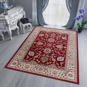 Makro Abra Kusový koberec klasický DUBAI L748A červený Rozměr: 160x220 cm