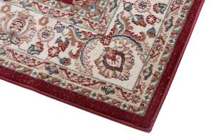 Makro Abra Kusový koberec klasický DUBAI L748A červený Rozměr: 300x400 cm