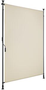 Tectake Markýza Taija s ruční klikou - 100 x 310 cm,béžová
