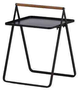 Odkládací stolek Clarin, černý, 45x45x58,50