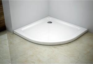 Čtvrtkruhová sprchová vanička MEXEN SLIM 80x80 cm, 41108080