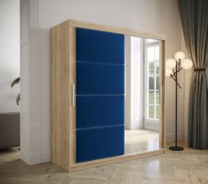 Loppi Šatní skříň Palet sonoma-blue Šířka: 120 cm